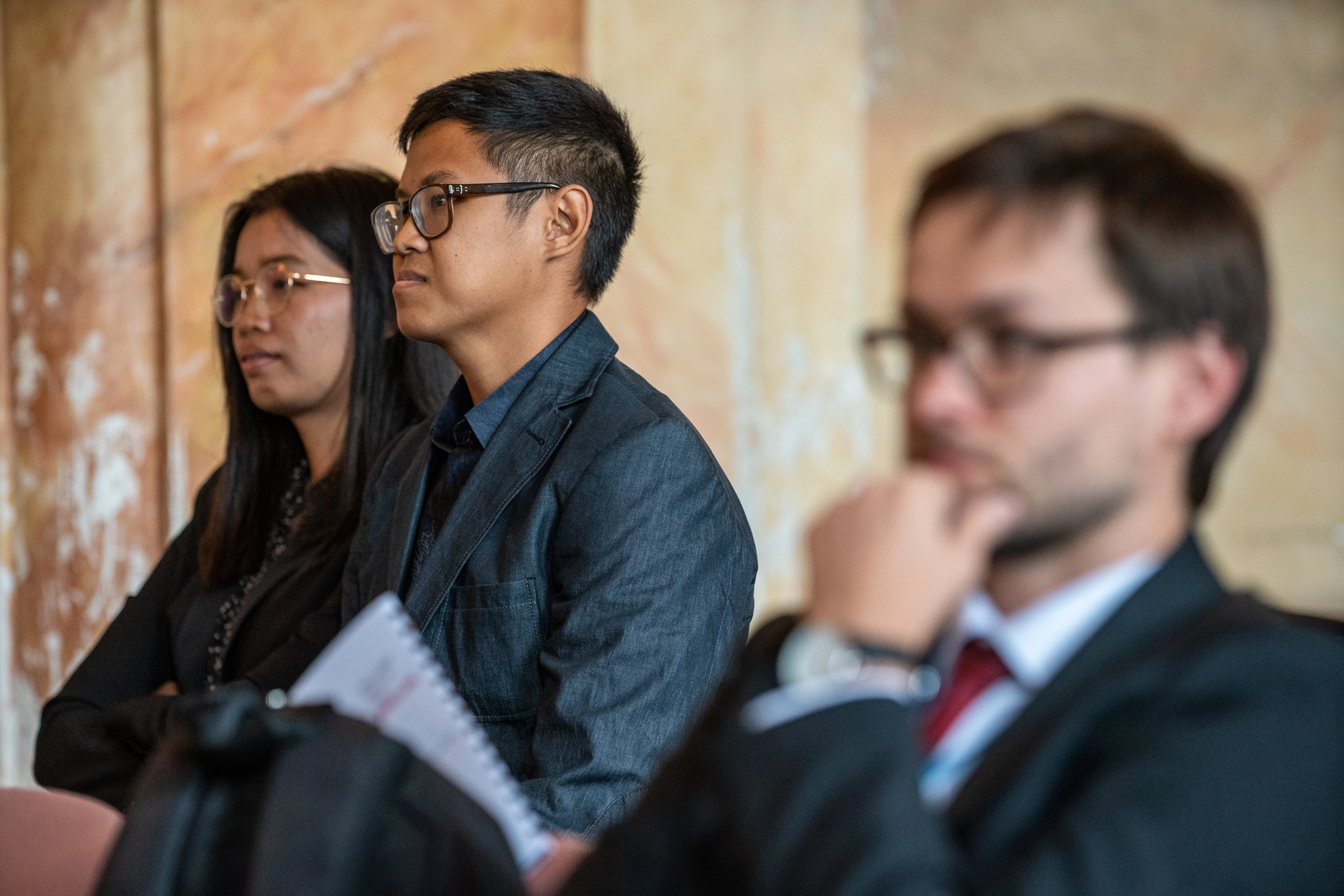 Audience Listening to Presentation